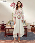 LAAM WHITE COLOR EMB 2PCS