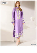 BATIK PURPEL COLOR EMB 2PCS