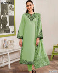 SAPPHIRE C GREEN COLOR EMB 2PCS