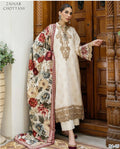 ZAINAB CHOTTANI WHITE COLOR EMB 2PCS