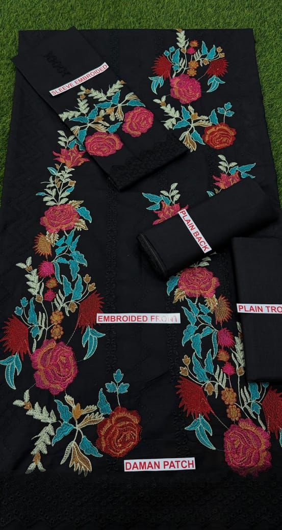 LIMELIGHT BLACK EMB 2PCS
