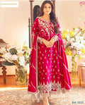 SUNNIA MINAHIL PINK COLOR EMB 3PCS