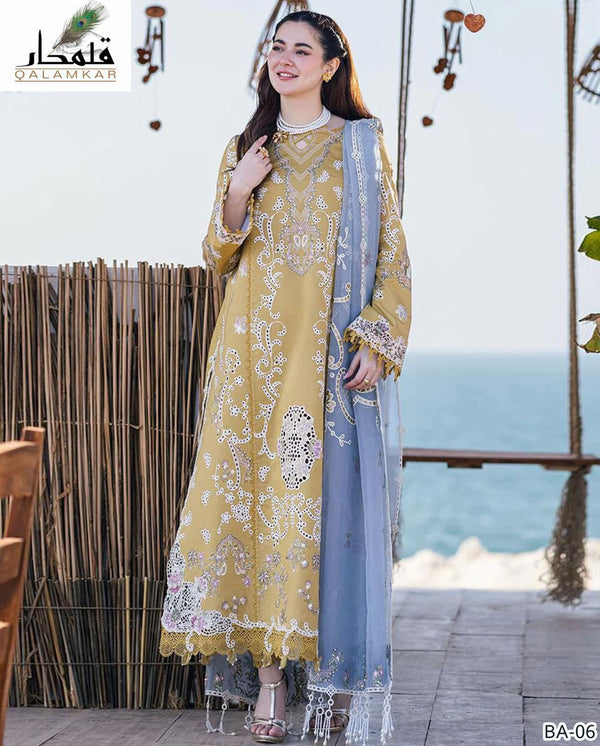 QALAM KAHAR YELLOW COLOR EMB 3PC