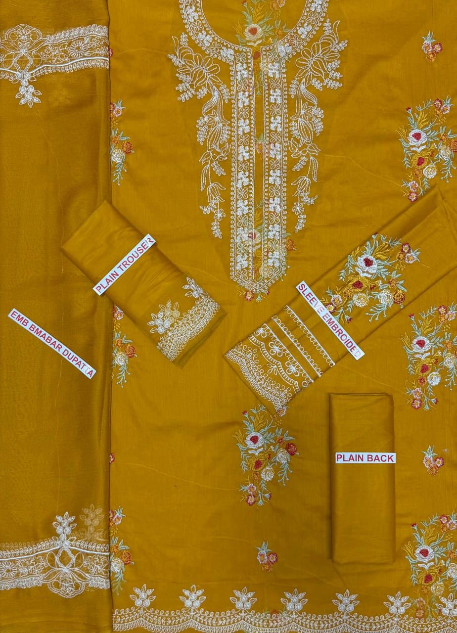 CRIMSON YELLOW COLOR EMN 3PC