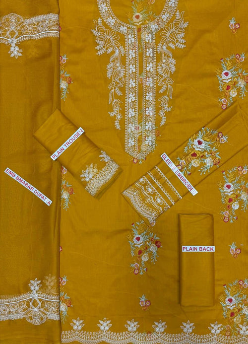 CRIMSON YELLOW COLOR EMN 3PC