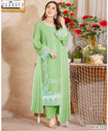 ZARQASH PARROT COLOR EMBROIDERY 3PCS