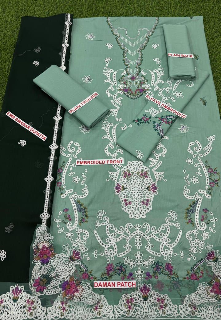 LAWN EMBROIDERY 3PCS